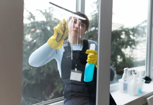 Nettoyage de vitres intérieures et extérieures à Villemandeur